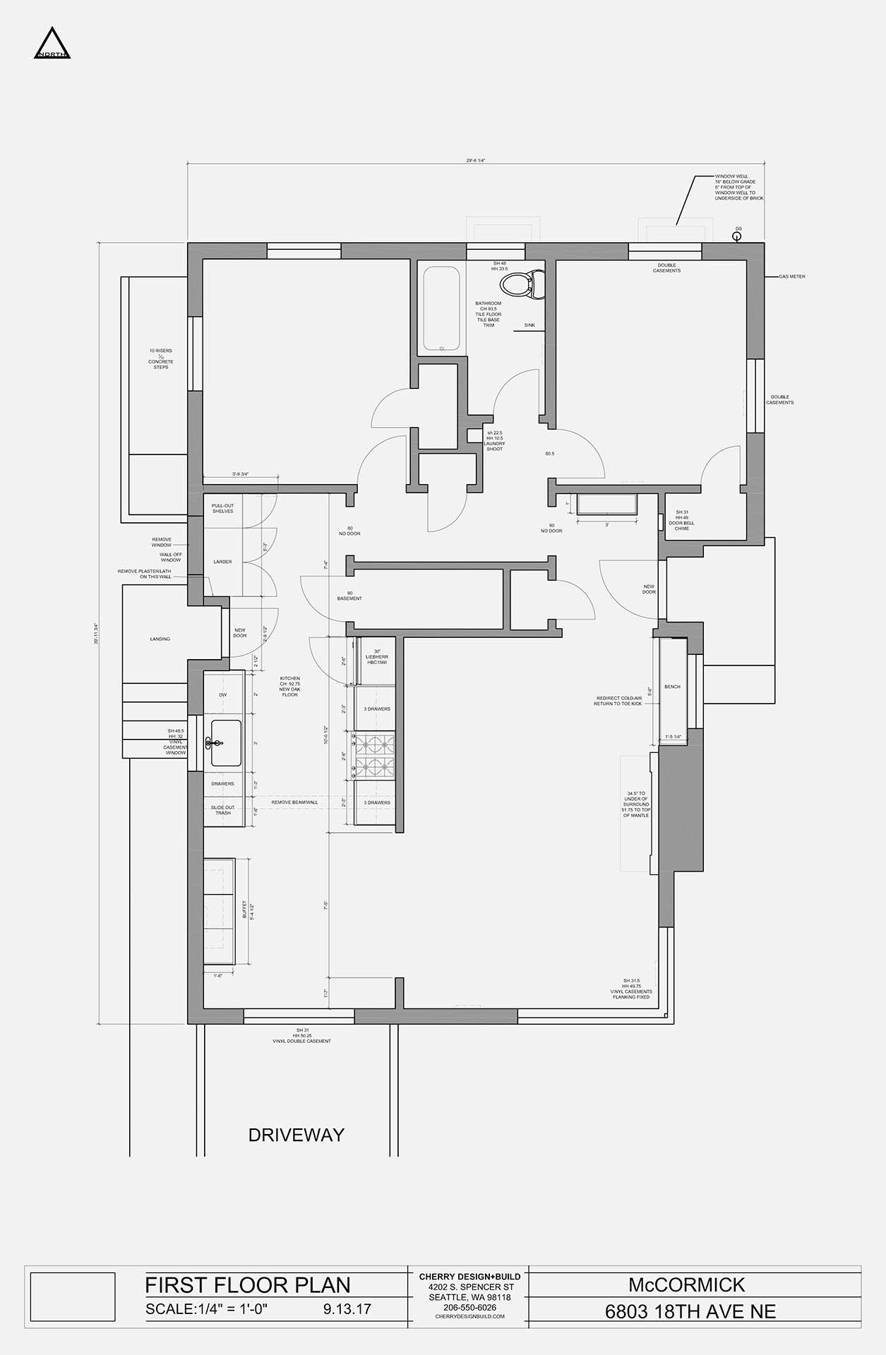 1708 McCormick FIRST FLOOR PLAN